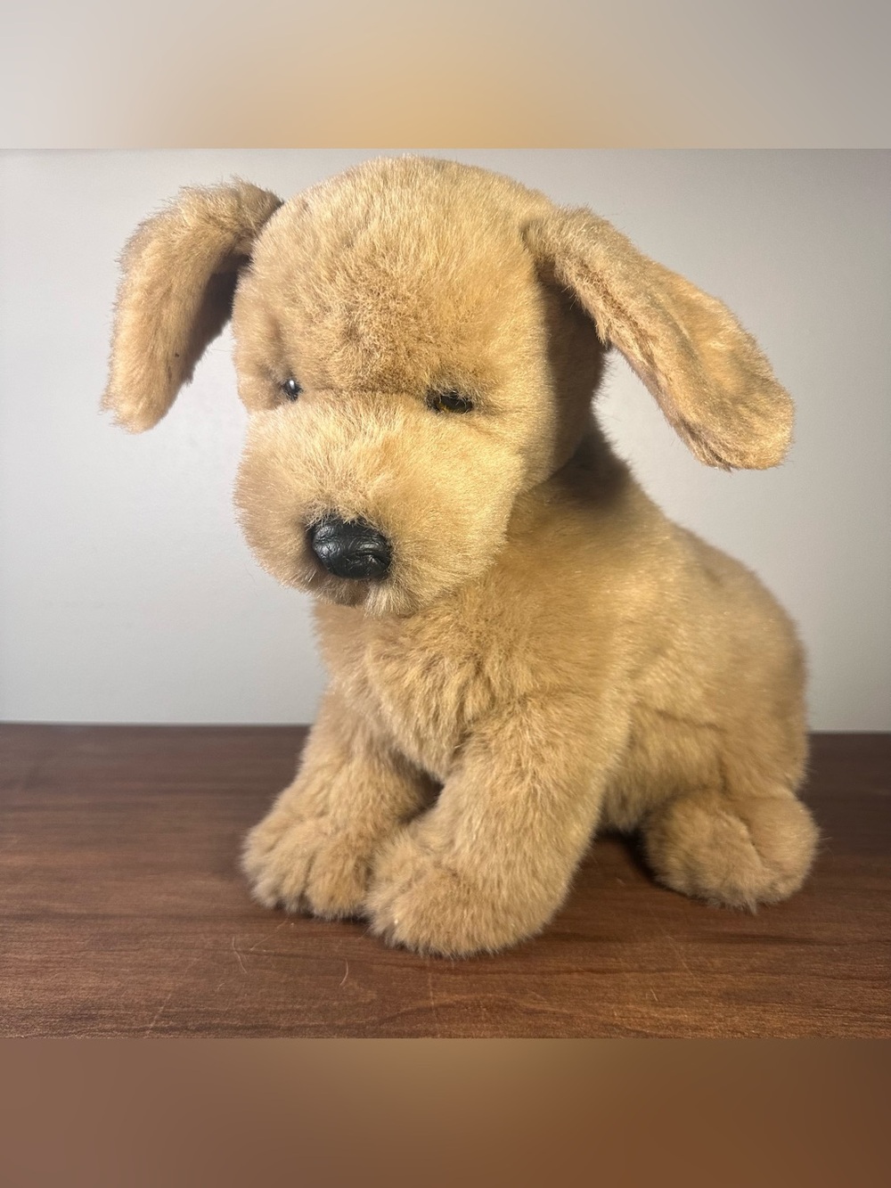 Applause Avanti 1985 Baby Yellow Lab Puppy Dog Plush Vintage Stuffed Animal 80s